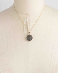 14k Gold Genuine Ancient Roman Coin Necklace (Constantine the Great; 306-337 A.D.)