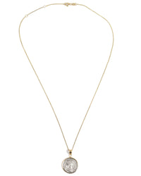 14k Gold Genuine Ancient Roman Coin Necklace (Hadrian; 117-138 A.D.)