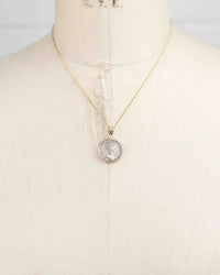 14k Gold Genuine Ancient Roman Coin Necklace (Hadrian; 117-138 A.D.)