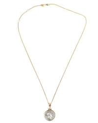 14k Gold Genuine Ancient Roman Coin Necklace (Hadrian; 117-138 A.D.)