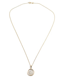 14k Gold Genuine Ancient Greek Coin Necklace (Julius Caesar; 49-44 B.C.)