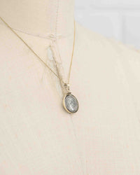 14k Gold Genuine Ancient Roman Coin Necklace (Marcus Aurelius; 161-180 A.D.)