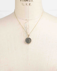 10k Gold Genuine Ancient Roman Coin Necklace (Constantius I; 293-305 A.D.)