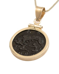 14k Gold Genuine Ancient Constantinople Commemorative Coin Necklace (330-354 A.D.)
