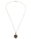 14k Gold Genuine Ancient Constantinople Commemorative Coin Necklace (Romulus & Remus; 330-354 A.D.)