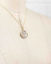 14k Gold Genuine Ancient Greek Coin Necklace (Athena/Owl; 454-404 B.C.)