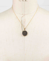 14k Gold Genuine Ancient Roman Coin Necklace (Constantine the Great; 306-337 A.D.)