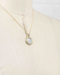 14k Gold Genuine Ancient Roman Coin Necklace (Roma; 203 B.C.)