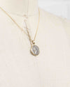 14k Gold Genuine Ancient Roman Coin Necklace (Salus; 49 B.C.)