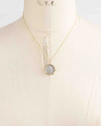 14k Gold Genuine Antique French Coin Necklace (Napoleon Bonaparte; 1803-1804 A.D.)