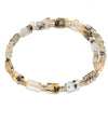 14k Natural Brazilian Golden Rutilated Quartz Statement Necklace