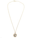 14k Gold Genuine Ancient Greek Coin Necklace (Helios; 170-150 B.C.)