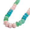 Multi-Color Rainbow Natural Peruvian Opal Hand-Knotted Necklace