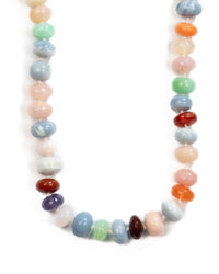 Multi-Opal Knotted Strand Necklace