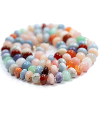 Multi-Opal Knotted Strand Necklace
