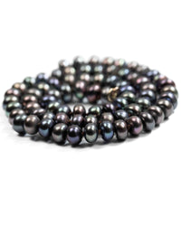 Natural Freshwater Peacock Pearl Knotted Strand Necklace