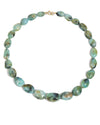 Large Natural Peruvian Opal Nugget Hand-Knotted Statement Necklace