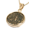 14k Gold Genuine Ancient Greek Coin Necklace (Artemis Bee; 200 B.C.)