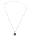 14k Gold Genuine Ancient Greek Coin Necklace (Artemis Bee; 200 B.C.)