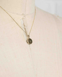 14k Gold Genuine Ancient Greek Coin Necklace (Artemis Bee; 200 B.C.)