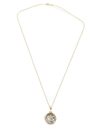 14k Gold Genuine Ancient Greek Coin Necklace (Alexander the Great; 336-323 B.C.)