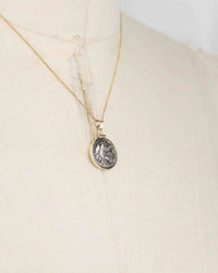 14k Gold Genuine Ancient Greek Coin Necklace (Alexander the Great; 336-323 B.C.)