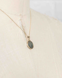 14k Gold Genuine Ancient Greek Coin Necklace (Apollo; 313-290 B.C.)