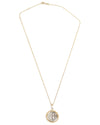 14k Gold Genuine Ancient Greek Coin Necklace (Artemis Bee; 202-150 B.C.)