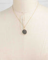 14k Gold Genuine Ancient Greek Coin Necklace (Artemis Bee; 200 B.C.)
