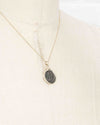 14k Gold Genuine Ancient Greek Coin Necklace (Artemis Bee; 200 B.C.)