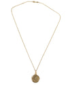 14k Gold Genuine Ancient Greek Coin Necklace (Asklepios; 300-201 B.C.)