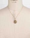14k Gold Genuine Ancient Greek Coin Necklace (Asklepios; 300-201 B.C.)