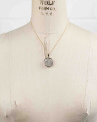 14k Gold Genuine Ancient Greek Coin Necklace (Athena/Owl; 454-404 B.C.)