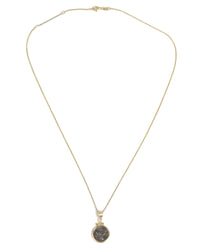 14k Gold Ancient Sicilian Coin Necklace (Sicilian Bunny; 420-413 B.C.)