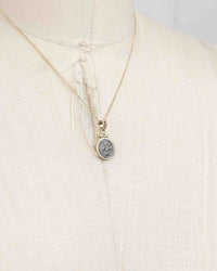 14k Gold Ancient Sicilian Coin Necklace (Sicilian Bunny; 420-413 B.C.)