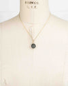 14k Gold Genuine Ancient Greek Coin Necklace (Dionysus; 98-117 A.D.)