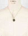 14k Gold Genuine Ancient Greek Coin Necklace (Dionysus; 98-117 A.D.)