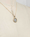 14k Gold Genuine Ancient Roman Coin Necklace (Jupiter; 106 B.C.)