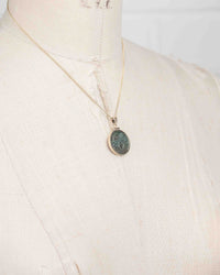 14k Gold Genuine Ancient Greek Coin Necklace (Medusa; 85-65 B.C.)