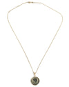 14k Gold Genuine Ancient Greek Coin Necklace (Persephone; 200-100 B.C.)