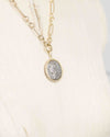 14k Gold Genuine Ancient Greek Coin Necklace (Persephone; 310-305 B.C.)