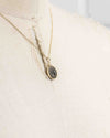 14k Gold Genuine Ancient Greek Coin Necklace (Winged Medusa; 312-281 B.C.)