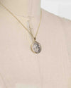 14k Gold Genuine Ancient Greek Coin Necklace (Zeus; 318-317 B.C.)