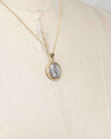 14k Gold Genuine Ancient Roman Coin Necklace (Augustus; 27 B.C.-14 A.D.)