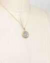 14k Gold Genuine Ancient Roman Coin Necklace (Pegasus/Bacchus; 90 B.C.)