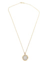 14k Gold Genuine Ancient Roman Coin Necklace (Concordia; 62 B.C.)