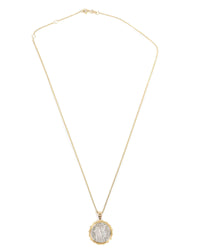 14k Gold Genuine Ancient Roman Coin Necklace (Concordia; 62 B.C.)