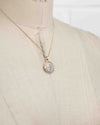14k Gold Genuine Ancient Roman Coin Necklace (Concordia; 62 B.C.)