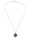 14k Gold Genuine Ancient Roman Coin Necklace (Constantine the Great; 317-337 A.D.)