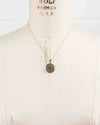 14k Gold Genuine Ancient Roman Coin Necklace (Constantine the Great; 317-337 A.D.)